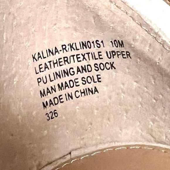 STEVE MADDEN Kalina Embellished Suede Ankle-Strap Sandals cream size 10M - Picture 10 of 10